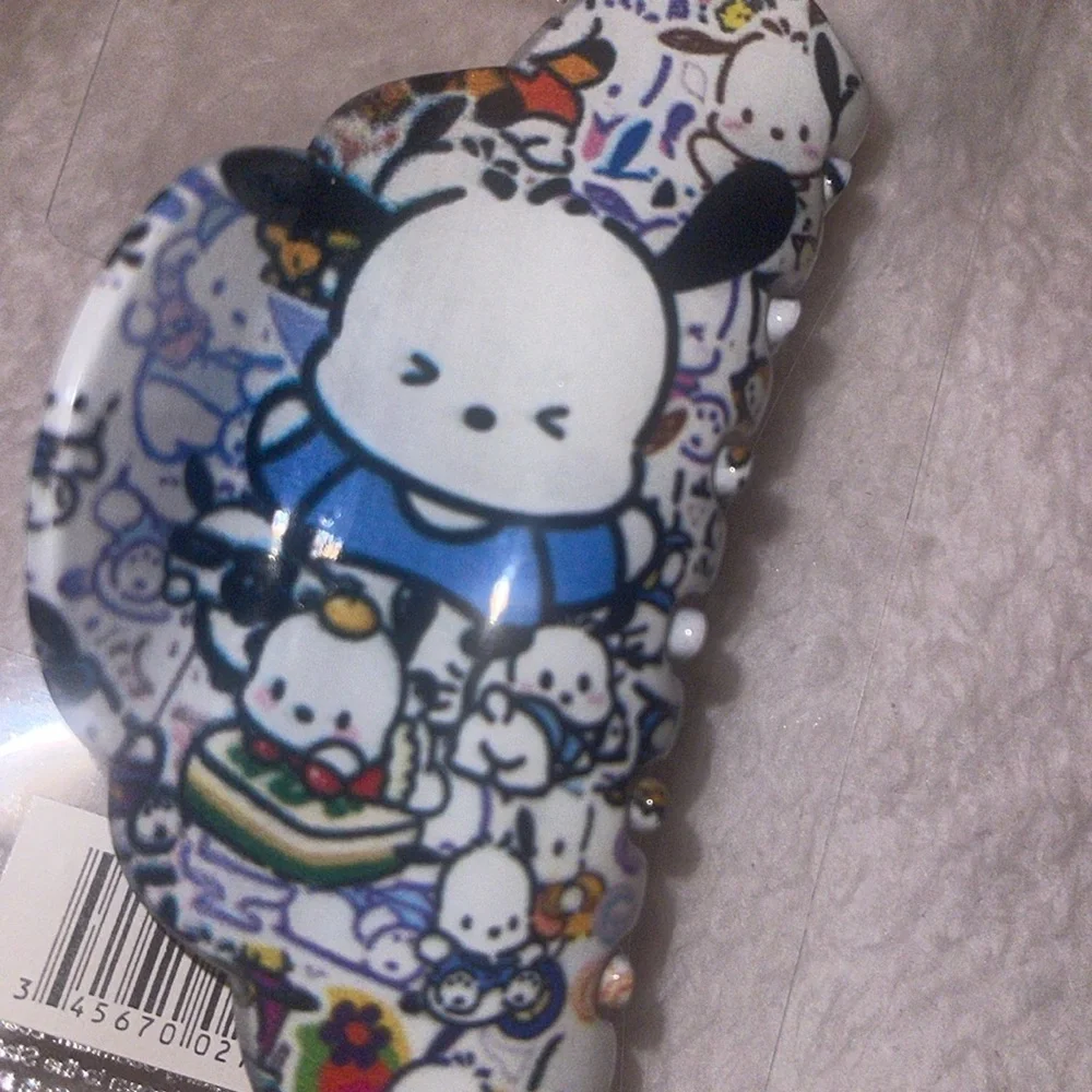 Pochacco Hello Kitty hair claw clip new